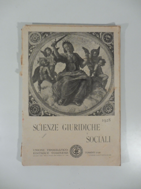 Scienze giuridiche e sociali. Catalogo dell'Unione Tipografico Editrice torinese 1928